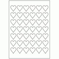 509 - Label Size 28mm x 30mm - 42 labels per sheet 509 - Label Size 28mm x 30mm - 42 labels per sheet