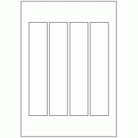 510 - Label Size 205mm x 40mm - 4 labels per sheet 510 - Label Size 205mm x 40mm - 4 labels per sheet