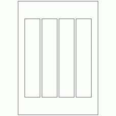510 - Label Size 205mm x 40mm - 4 labels per sheet 