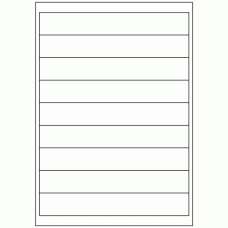 513 - Label Size 200mm x 30mm - 9 labels per sheet 