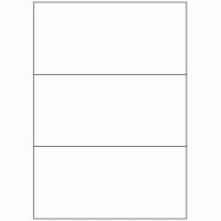 520 - Label Size 210mm x 98.4mm - 3 labels per sheet 520 - Label Size 210mm x 98.4mm - 3 labels per sheet