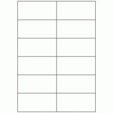 522 - Label Size 105mm x 49.2mm - 12 labels per sheet 