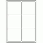 524 - Label Size 99.1mm x 93.1mm - 6 labels per sheet