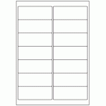 526 - Label Size 99.1mm x 38.1mm - 14 labels per sheet