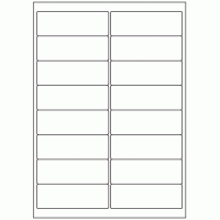 527 - Label Size 99.1mm x 34mm - 16 labels per sheet
