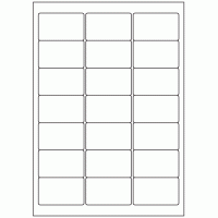 528 - Label Size 63.5mm x 38.1mm - 21 labels per sheet