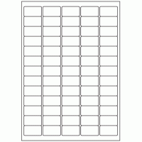 529 - Label Size 38.1mm x 21.2mm - 65 labels per sheet