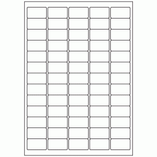 529 - Label Size 38.1mm x 21.2mm - 65 labels per sheet 