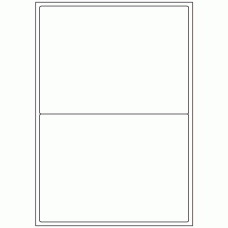 532 - Label Size 199.6mm x 143.5mm - 2 labels per sheet 