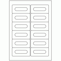 537 - Label Size Audio Cassette - 12 labels per sheet 537 - Label Size Audio Cassette - 12 labels per sheet