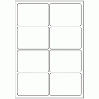 539 - Label Size 97mm x 68mm - 8 labels per sheet 539 - Label Size 97mm x 68mm - 8 labels per sheet