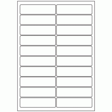 541 - Label Size 97mm x 26mm - 20 labels per sheet 