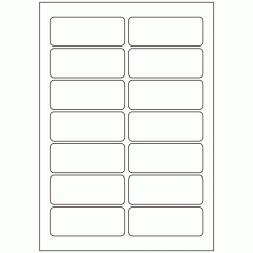 542 - Label Size 90mm x 35mm - 14 labels per sheet 