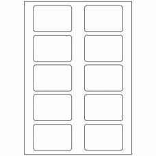 543 - Label Size 75mm x 51mm - 10 labels per sheet 