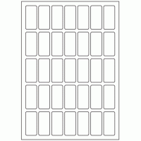 549 - Label Size 24mm x 51mm - 35 labels per sheet