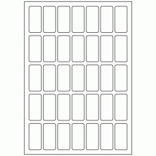 549 - Label Size 24mm x 51mm - 35 labels per sheet 