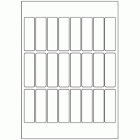 550 - Label Size 23mm x 73mm - 24 labels per sheet