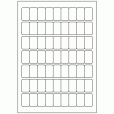 551 - Label Size 21mm x 34mm - 63 labels per sheet 