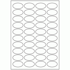 554 - Label Size 45mm x 25mm - 40 labels per sheet 
