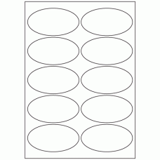 568 - Label Size 98mm x 52mm - 10 labels per sheet 