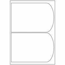 569 - Label Size 200mm x 136mm - 2 labels per sheet 