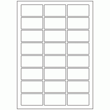 573 - Label Size 60mm x 32mm - 24 labels per sheet 