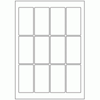 578 - Label Size 45mm x 84mm - 12 labels per sheet 578 - Label Size 45mm x 84mm - 12 labels per sheet