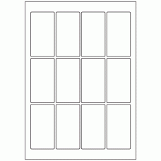 578 - Label Size 45mm x 84mm - 12 labels per sheet 