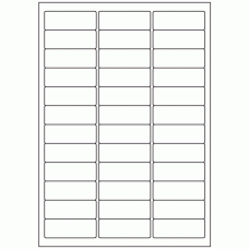 579 - Label Size 63.5mm x 23mm - 36 labels per sheet 