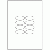 583 - Label Size 55mm x 25mm - 8 labels per sheet