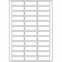 584 - Label Size 60mm x 20mm - 36 labels per sheet