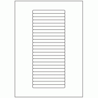 588 - Label Size 100mm x 10mm - 24 labels per sheet 588 - Label Size 100mm x 10mm - 24 labels per sheet