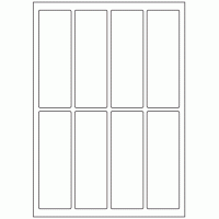 591 - Label Size 135mm x 45mm - 8 labels per sheet 591 - Label Size 135mm x 45mm - 8 labels per sheet