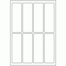 591 - Label Size 135mm x 45mm - 8 labels per sheet 