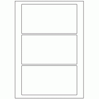 596 - Label Size 170mm x 90mm - 3 labels per sheet