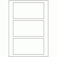 597 - Label Size 165mm x 85mm - 3 labels per sheet 