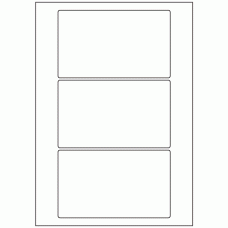 601 - Label Size 150mm x 90mm - 3 labels per sheet 