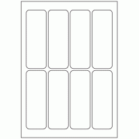 604 - Label Size 128mm x 44mm - 8 labels per sheet 604 - Label Size 128mm x 44mm - 8 labels per sheet