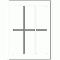 606 - Label Size 119mm x 55mm - 6 labels per sheet 606 - Label Size 119mm x 55mm - 6 labels per sheet