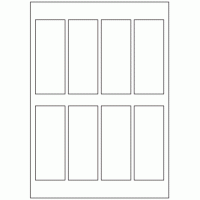 608 - Label Size 112.5mm x 45mm - 8 labels per sheet