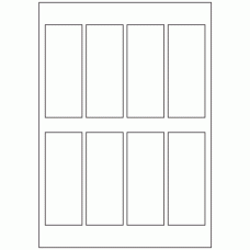 608 - Label Size 112.5mm x 45mm - 8 labels per sheet 