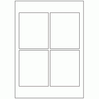 609 - Label Size 110mm x 90mm - 4 labels per sheet 609 - Label Size 110mm x 90mm - 4 labels per sheet