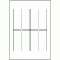610 - Label Size 105mm x 40mm - 8 labels per sheet 