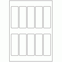 611 - Label Size 105.2mm x 35mm - 10 labels per sheet 611 - Label Size 105.2mm x 35mm - 10 labels per sheet
