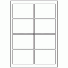 612 - Label Size 95mm x 65mm - 8 labels per sheet 