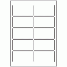 613 - Label Size 94mm x 49mm - 10 labels per sheet 