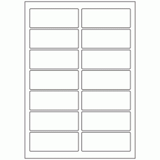 614 - Label Size 93mm x 36mm - 14 labels per sheet 