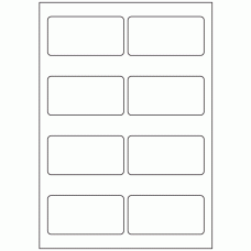 615 - Label Size 92.5mm x 47mm - 8 labels per sheet 