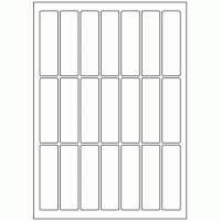 618 - Label Size 89mm x 25mm - 21 labels per sheet