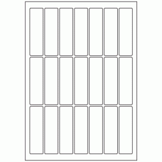 618 - Label Size 89mm x 25mm - 21 labels per sheet 